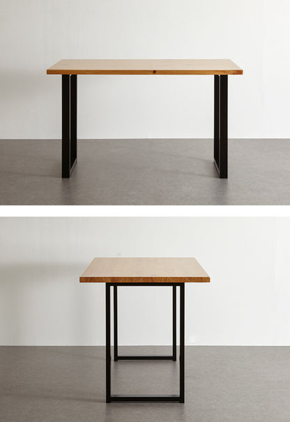 DIY テーブル 脚 パーツ 2脚セット ダイニングテーブル ネジ付属 脚のみ 高さ67.5cm 黒 ブラック 鉄脚 アンティーク おしゃれ 自作 ハンドメイド 2本セット テーブル脚 アイアン脚 スチール脚