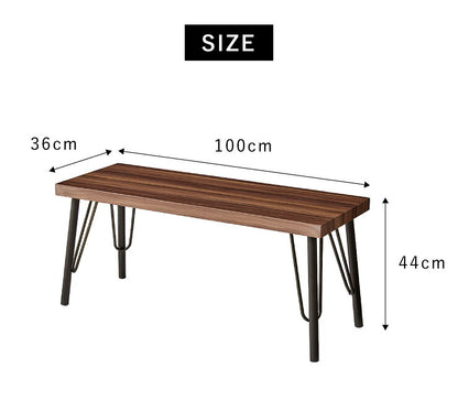 ダイニングベンチ 100cm幅 ヴィンテージ ベンチ 椅子 イス ダイニングチェア おしゃれ 北欧 チェア 食卓 ダイニング チェアー