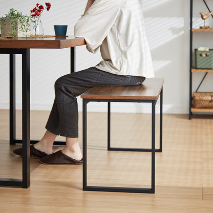 ダイニングベンチ 100cm 2人掛け 木製 ベンチチェア ダイニングチェア ベンチ 椅子 長椅子 チェア 腰掛け スツール 北欧 おしゃれ ダイニング 木目 食卓 リビング ヴィンテージ 玄関