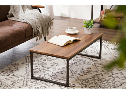 センターテーブル テーブル 木製 木目 スチール脚 幅90cm ローテーブル リビングテーブル コーヒーテーブル シンプル オシャレ センターテーブル モダン 北欧 天然木 西海岸 インテリア ヴィンテージ 一人暮らし