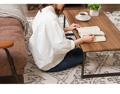 センターテーブル テーブル 木製 木目 スチール脚 幅90cm ローテーブル リビングテーブル コーヒーテーブル シンプル オシャレ センターテーブル モダン 北欧 天然木 西海岸 インテリア ヴィンテージ 一人暮らし