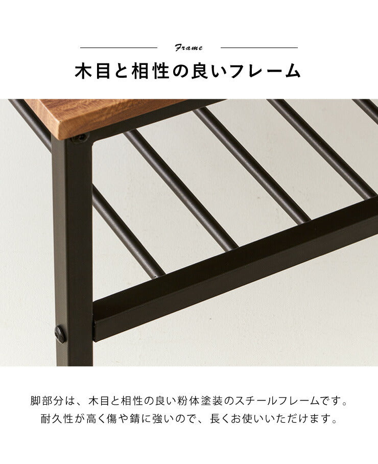 センターテーブル 正方形 おしゃれ 棚付き 収納 木目 スチール ブラウン リビング テレワーク 在宅勤務 一人暮らし 新生活 テーブル ローテーブル リビングテーブル 座卓 棚付 モダン レトロ 北欧 ヴィンテージ