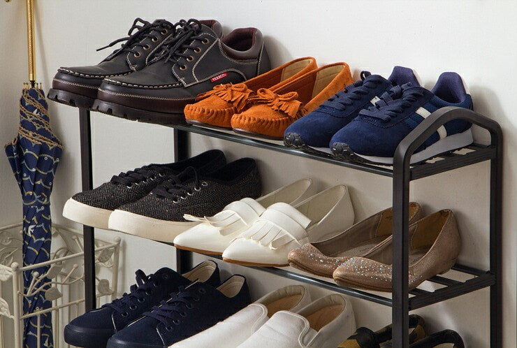 シューズラック 5段 収納 靴箱 シューズボックス 下駄箱 薄型 シューズbox スリム 靴入れ 一人暮らし