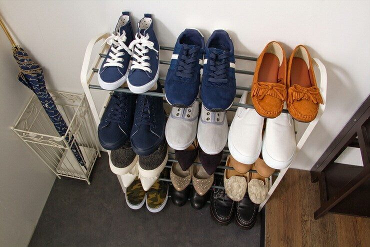 シューズラック 5段 収納 靴箱 シューズボックス 下駄箱 薄型 シューズbox スリム 靴入れ 一人暮らし