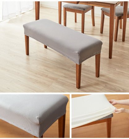 ベンチシートカバー ぴったりフィット 幅90~105cm 奥行40cm ストレッチ チェアカバー イスカバー ベンチ カバー ソファカバー(代引不可)
