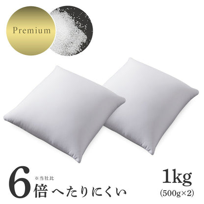6倍へたりにくいプレミアムビーズ 補充用ビーズ 1.0kg マイクロビーズ 極小ビーズ ビーズ クッション フロア ソファ ソファー 枕 補充ビーズ 追加用 0.5mm 替えビーズ 詰替えビーズ 詰め替え 詰替え 極小補給 中身 中材 補給