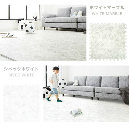 ジョイントマット 大理石柄 32枚組 60×60cm 6畳 大判 抗菌 防臭 カーペット おしゃれ ジョイント マット 木目 フローリング