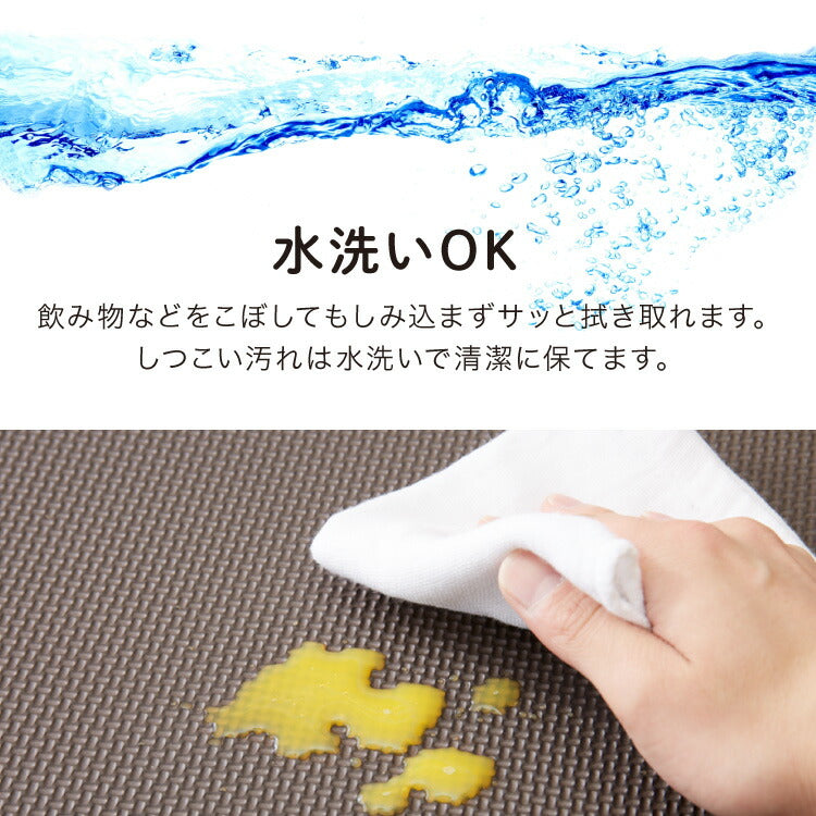 ジョイントマット 大判 48枚 41cm 防音 耐久性 衝撃吸収 床暖房対応 滑り止め おしゃれ ナチュラル カラフル かわいい フロアマット ベビーマット カーペット クッションマット キッズラグ 6畳 子供 防音対策 子供部屋 ペット