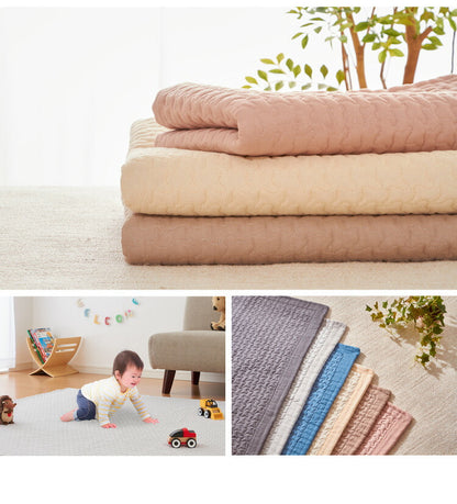 イブル キルティングマット 70×100 ベビー 洗える 綿100% 防臭 抗菌 マット おむつ替えシート スローケット お昼寝 布団 イブルマット 韓国イブル ギフト 出産祝い プレゼント 韓国インテリア ラグ ブランケット 肌掛け マルチカバー プレイマット キルトマット