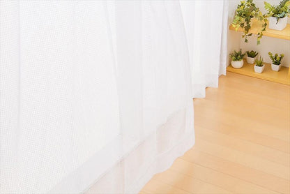 カーテン ミラーレースカーテン レースカーテン ミラーレース ミューズ 2枚組 丈133cm 丈176cm 丈198cm 洗える 丸洗い フック付き おしゃれ 北欧 節電 省エネ エコ