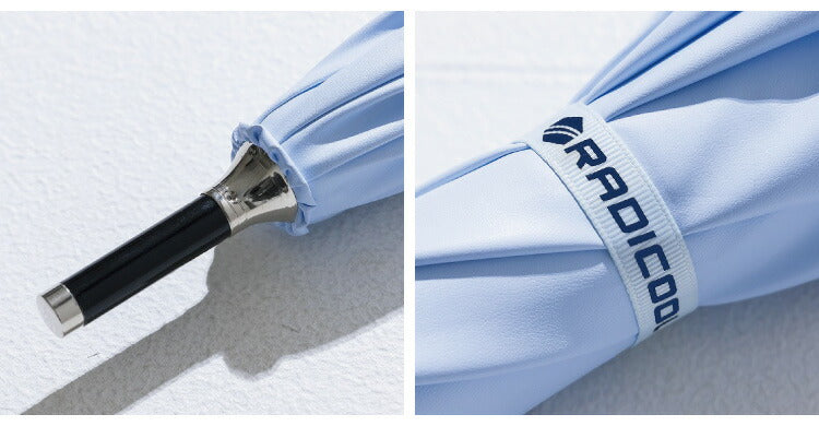 世界初 放射冷却素材 Radi-Cool 日傘 長傘 ひんやり 温度上昇を抑える 使用時80cm 収納時68cm ラディクール 冷感 クール 冷たい UVカット 撥水 夏 涼しい おしゃれ 可愛い かわいい(代引不可)