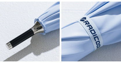 世界初 放射冷却素材 Radi-Cool 日傘 長傘 ひんやり 温度上昇を抑える 使用時80cm 収納時68cm ラディクール 冷感 クール 冷たい UVカット 撥水 夏 涼しい おしゃれ 可愛い かわいい(代引不可)