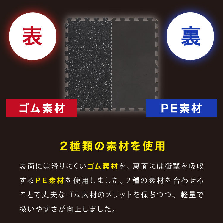 トレーニングマット 厚手 12枚 大判 幅広 厚さ 20mm フリーカット ストレッチマット ヨガ フィットネス ジムマット プレイマット スポーツマット トレーニング 大きい 硬い ジョイント 筋トレ【送料無料】