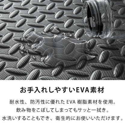 トレーニングマット 大判 滑り止め 抗菌 防臭 45cm ジョイント式 48枚セット 厚手 厚さ1cm フリーカット 床暖房対応 耐熱 ノンホルムアルデヒド PE樹脂 ブラック ジョイントマット ストレッチマット ヨガ フィットネス 筋トレ