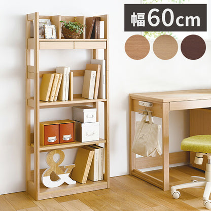 シェルフ KOIZUMI コイズミ 幅60cm 木製 可動板 収納 本棚 ラック コンパクト シンプル おしゃれ 北欧 ウッドシェルフ オープンシェルフ オープンラック リビング ダイニング(代引不可)