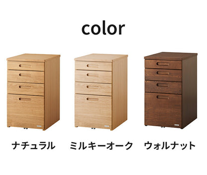 サイドチェスト KOIZUMI コイズミ スリム 収納 引き出し 木製 大容量 フルオープン引き出し コンパクト スリム チェストデスク 机 棚 サイドワゴン デスク下 おしゃれ 北欧 シンプル インテリア(代引不可)