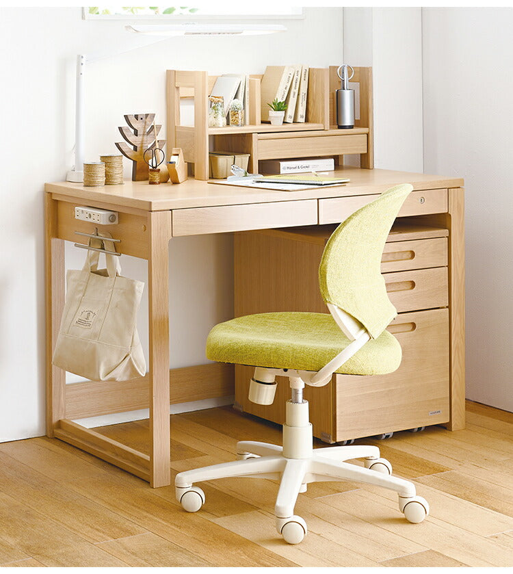 デスク 木製 幅105cm KOIZUMI コイズミ 学習机 引き出し 学習デスク ランドセル コンセント付き 子供 学生 小学校 おしゃれ かわいい 北欧 インテリア コンパクト スリム 机(代引不可)