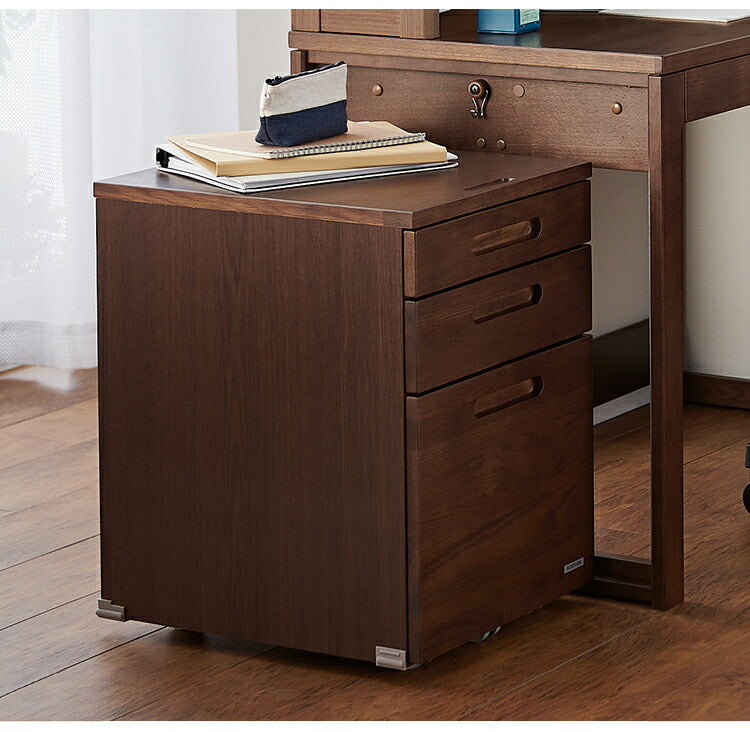 デスクワゴン コイズミ KOIZUMI スリム 収納 引き出し 木製 キャスター付き 大容量 コンパクト スリムワゴン サイドチェストデスク 机 棚 サイドワゴン デスク下 おしゃれ 北欧 シンプル インテリア(代引不可)