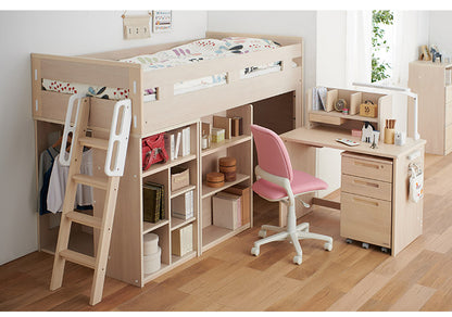 ミドルベッド コットコンポセレクト KOIZUMI コイズミ ロフトベッド シングルベッド シンプル おしゃれ 子供部屋 キッズ 収納 システムベッド 本棚(代引不可)