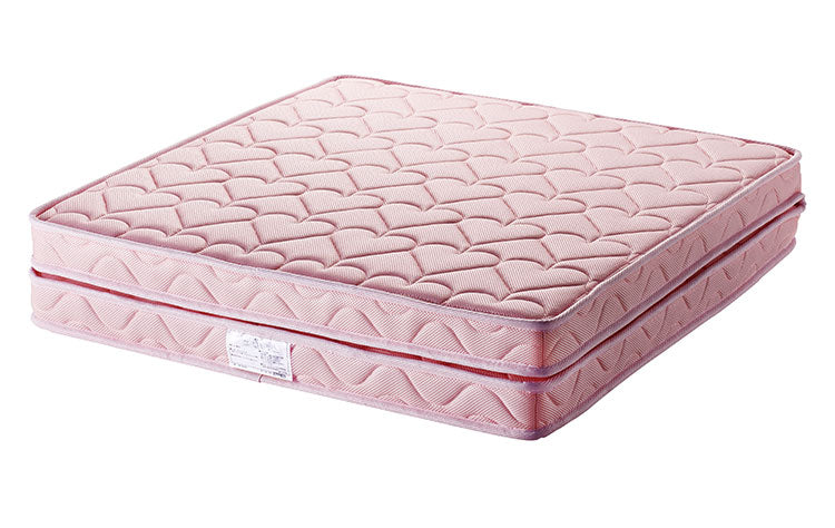 ポケットコイル マットレス シングル コイズミ KOIZUMI メッシュ素材 ハートキルト スクエアキルト 2つ折り ベッド シングルサイズ 通気性 折り畳み 敷布団 寝具 寝返り 寝心地 新生活 人気(代引不可)