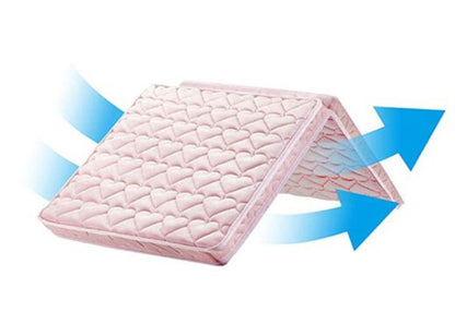 ポケットコイル マットレス シングル コイズミ KOIZUMI メッシュ素材 ハートキルト スクエアキルト 2つ折り ベッド シングルサイズ 通気性 折り畳み 敷布団 寝具 寝返り 寝心地 新生活 人気(代引不可)