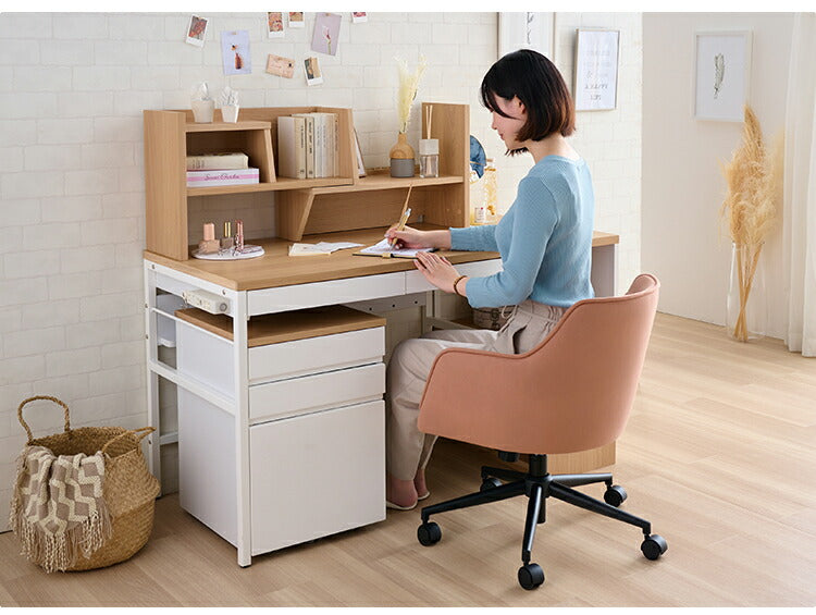 デスクセット コイズミ KOIZUMI デスク 幅100cm シェルフ マルチラック リビングデスク 学習机 勉強机 突板 おしゃれ シンプル インテリア リビング 在宅 リモートワーク 収納(代引不可)