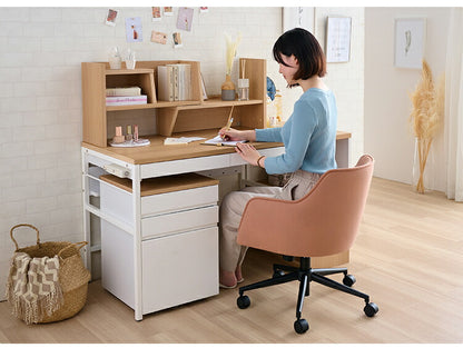 デスクセット コイズミ KOIZUMI デスク 幅100cm シェルフ マルチラック リビングデスク 学習机 勉強机 突板 おしゃれ シンプル インテリア リビング 在宅 リモートワーク 収納(代引不可)