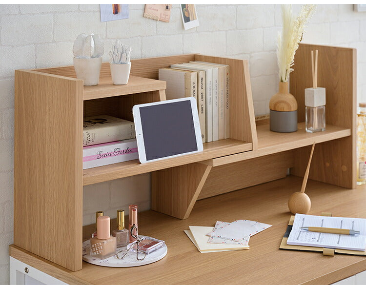 デスクセット コイズミ KOIZUMI デスク 幅100cm シェルフ マルチラック リビングデスク 学習机 勉強机 突板 おしゃれ シンプル インテリア リビング 在宅 リモートワーク 収納(代引不可)