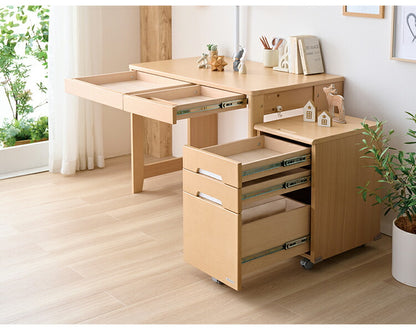 デスクワゴン KOIZUMI コイズミ 完成品 木製 リフティングワゴン 昇降式 スリム 収納 引き出し 木製 キャスター付き 大容量 コンパクト デスク 机 棚 サイドワゴン デスク下 おしゃれ 北欧 シンプル(代引不可)