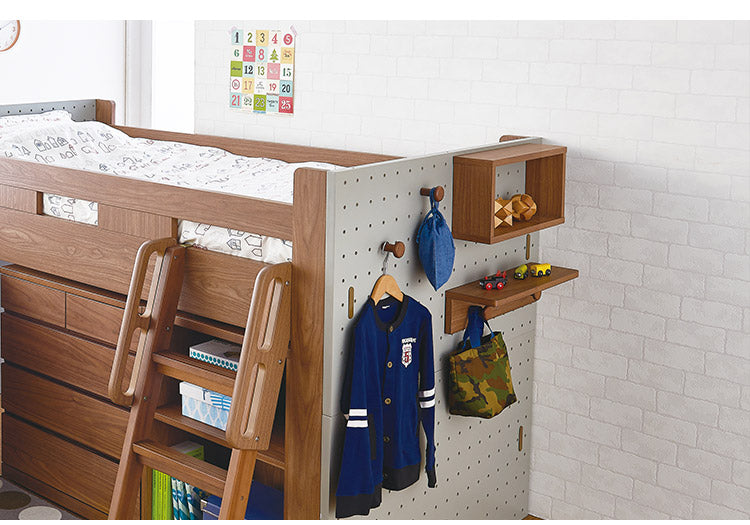 ボックス KOIZUMI 単品 コイズミ ペグ PEG 収納 学習机 学習デスク 子供部屋 ペグシリーズ ベッド用オプションパーツ(代引不可)