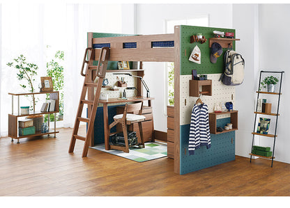 ボックス KOIZUMI 単品 コイズミ ペグ PEG 収納 学習机 学習デスク 子供部屋 ペグシリーズ ベッド用オプションパーツ(代引不可)