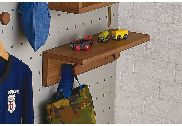 棚小 フック2個付 単品 KOIZUMI コイズミ ペグ PEG 収納 学習机 学習デスク 子供部屋 ペグシリーズ ベッド用オプションパーツ リビング学習(代引不可)