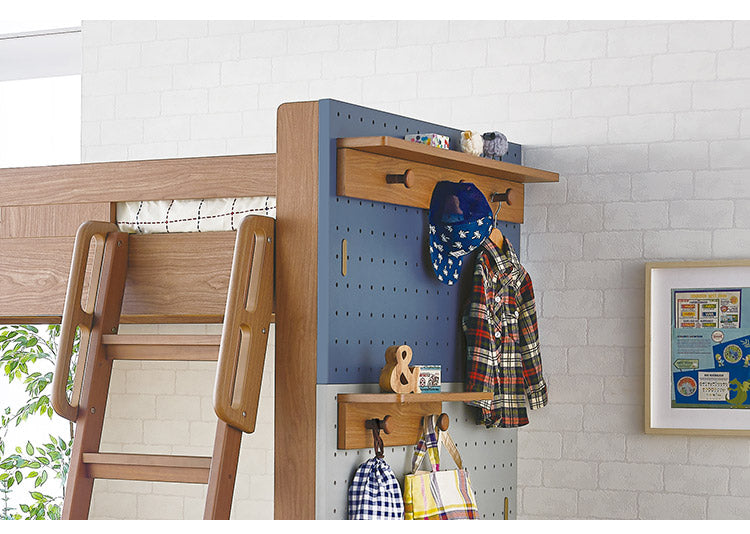 棚小 フック3個付 単品 KOIZUMI コイズミ ペグ PEG 収納 学習机 学習デスク 子供部屋 ペグシリーズ ベッド用オプションパーツ リビング学習(代引不可)