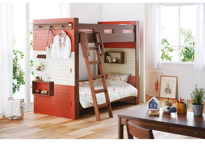 棚小 フック3個付 単品 KOIZUMI コイズミ ペグ PEG 収納 学習机 学習デスク 子供部屋 ペグシリーズ ベッド用オプションパーツ リビング学習(代引不可)