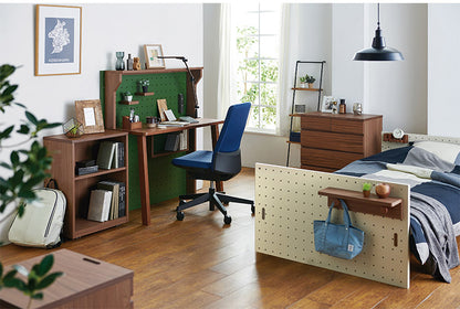 チェスト KOIZUMI コイズミ PEG ペグ おしゃれ コーディネート シェルフ 組合せ 収納 ベッドデスク 自分好み デスクセット 子供用 フルオープンレール インテリア(代引不可)