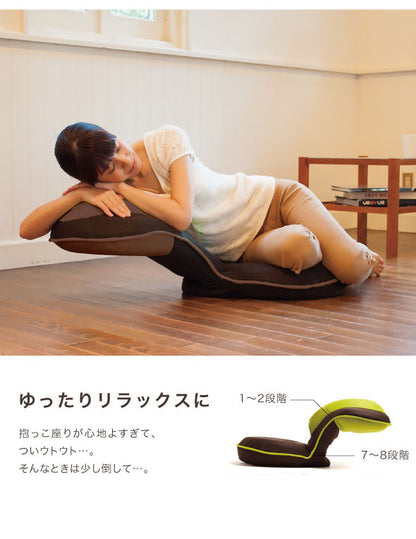 座椅子 リクライニング 背筋がGUUUN 美姿勢座椅子 クッション 腰痛 椅子 骨盤矯正 0070-2058