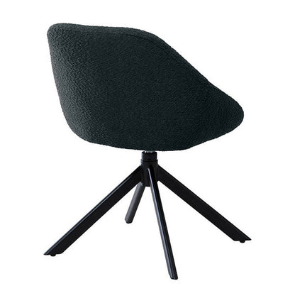 ラウンドチェア チェア 椅子 いす デスク リビング ダイニング 食卓用 オフィス おしゃれ スタイリッシュ アームレス 回転式 360度回転 肘掛け無 耐荷重80kg スチール製(代引不可)