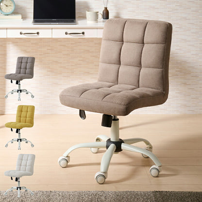 デスクチェア 昇降式 回転チェア キャスター付き ロッキング機構 シンプル モダン おしゃれ ベージュ ブラウン マスタード リビング リモートワーク デスク 仕事 作業用 チェア 椅子 回転(代引不可)