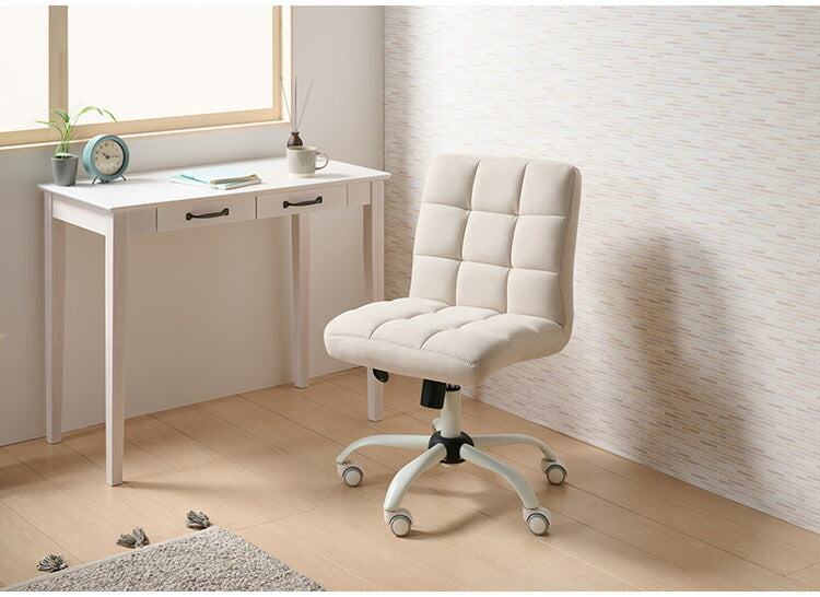デスクチェア 昇降式 回転チェア キャスター付き ロッキング機構 シンプル モダン おしゃれ ベージュ ブラウン マスタード リビング リモートワーク デスク 仕事 作業用 チェア 椅子 回転(代引不可)
