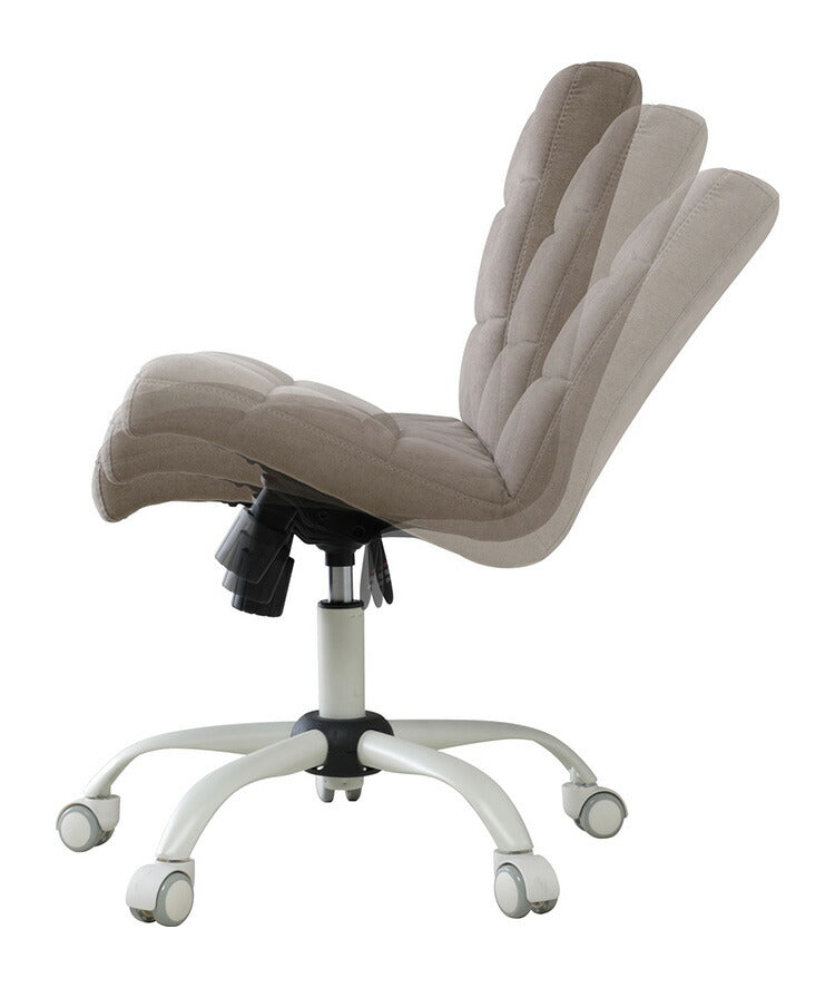 デスクチェア 昇降式 回転チェア キャスター付き ロッキング機構 シンプル モダン おしゃれ ベージュ ブラウン マスタード リビング リモートワーク デスク 仕事 作業用 チェア 椅子 回転(代引不可)