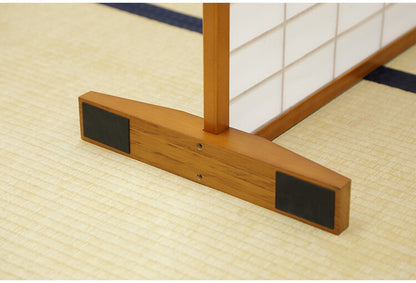 パーテーション 衝立1連 和風 120×120cm 間仕切り 木製 天然木 目隠し 軽量 自立 障子スクリーン 和室 畳 障子 オフィス ブラック ブラウン JP-1(BK) JP-1(BR)(代引不可)
