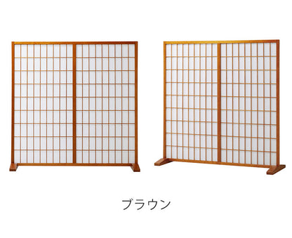 パーテーション 衝立1連 和風 120×120cm 間仕切り 木製 天然木 目隠し 軽量 自立 障子スクリーン 和室 畳 障子 オフィス ブラック ブラウン JP-1(BK) JP-1(BR)(代引不可)