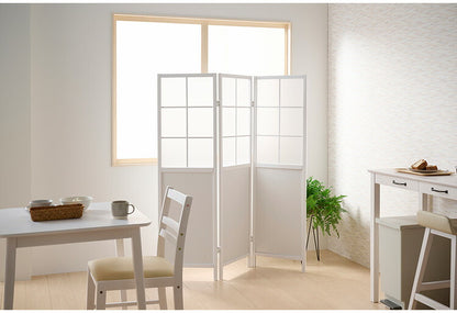 カジュアルパーテーション 3連 衝立 高さ150cm 折り畳み式 木製 天然木 間仕切り 完成品 目隠し 折りたたみ 軽量 リビング 和風 和室 オフィス 飲食店 衝立3連 ブラインド JP-C150(NA) JP-C150(WH)(代引不可)