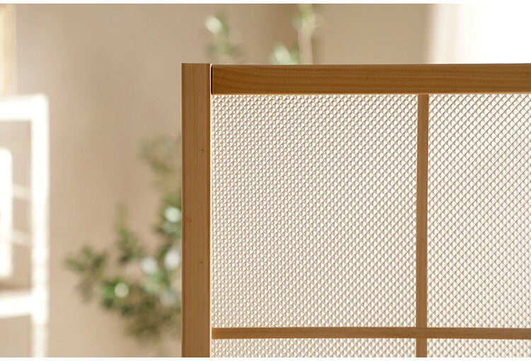 カジュアルパーテーション 3連 衝立 高さ150cm 折り畳み式 木製 天然木 間仕切り 完成品 目隠し 折りたたみ 軽量 リビング 和風 和室 オフィス 飲食店 衝立3連 ブラインド JP-C150(NA) JP-C150(WH)(代引不可)