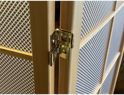 カジュアルパーテーション 3連 衝立 高さ150cm 折り畳み式 木製 天然木 間仕切り 完成品 目隠し 折りたたみ 軽量 リビング 和風 和室 オフィス 飲食店 衝立3連 ブラインド JP-C150(NA) JP-C150(WH)(代引不可)