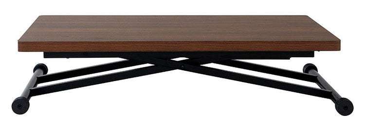 リフトテーブル 120×80 伸長式 テーブル 昇降テーブル ダイニングテーブル リビングテーブル 高さ調節 シンプル おしゃれ コンパクト 木目調 キャスター付(代引不可)