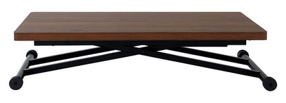 リフトテーブル 120×80 伸長式 テーブル 昇降テーブル ダイニングテーブル リビングテーブル 高さ調節 シンプル おしゃれ コンパクト 木目調 キャスター付(代引不可)