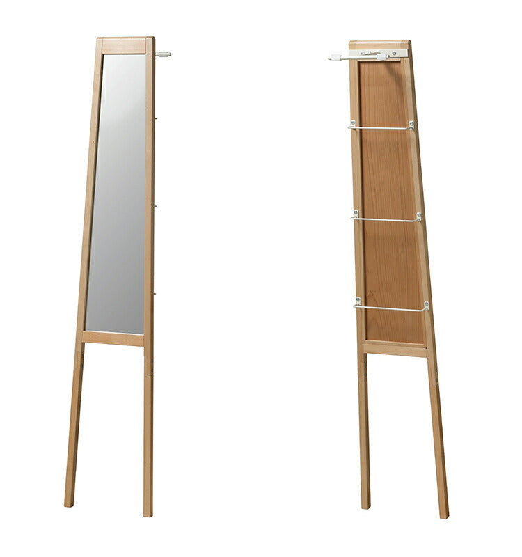 立て掛けミラー 全身鏡 姿見 スリム 立て掛けミラー 木製 天然木 立て掛け 高さ160cm 幅31cm リビング 玄関 おしゃれ 北欧 ナチュラル シンプル 鏡 ミラー 全身 姿見鏡 姿見ミラー 全身ミラー(代引不可)