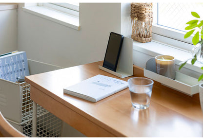 LIV ホームデスク デスク 机 幅80 奥行き40 コンパクト リビング学習 コンソールテーブル 収納 スタンド付 シンプル ナチュラル サイドフック PCデスク コンソールテーブル 在宅 ワークデスク(代引不可)