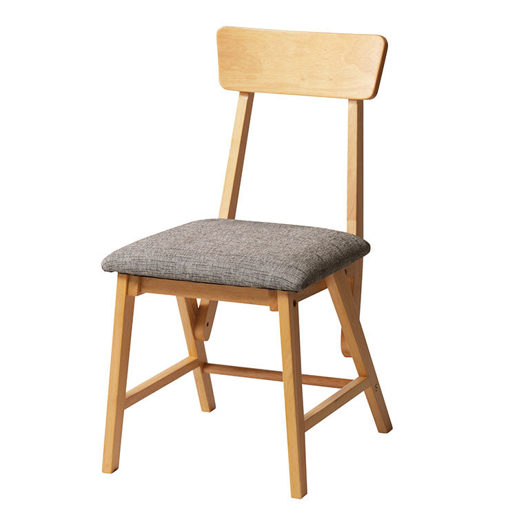ライラ チェア ダイニングチェア 幅390mm 奥行き500mm 高さ760mm 木製チェア 肘なしチェア 食卓用チェア 座面布張りチェア アームレスチェア ダイニング 木製椅子(代引不可)